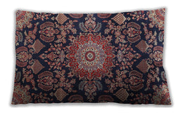 Traditional Classic Rectangular Purple Lily Purple Lumbar Throw Pillow, 13 inch by 19 inch, lbtr4633