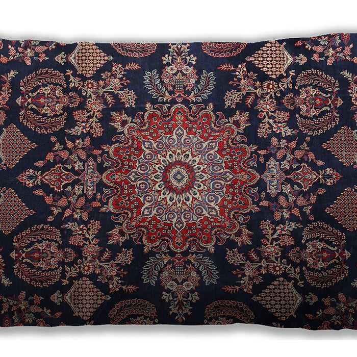 Traditional Classic Rectangular Purple Lily Purple Lumbar Throw Pillow, 13 inch by 19 inch, lbtr4633