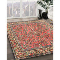 Traditional Light Copper Gold Persian Rug, tr4634