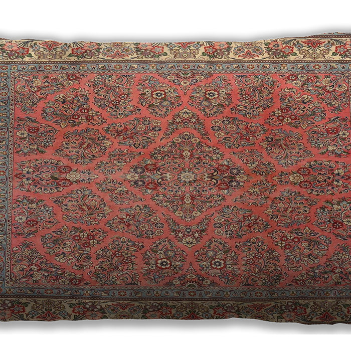 Traditional Classic Rectangular Light Copper Gold Lumbar Throw Pillow, 13 inch by 19 inch, lbtr4634