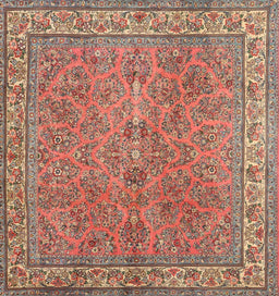Machine Washable Traditional Light Copper Gold Rug, wshtr4634