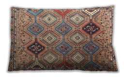 Traditional Classic Rectangular Chestnut Brown Lumbar Throw Pillow, 13 inch by 19 inch, lbtr4636