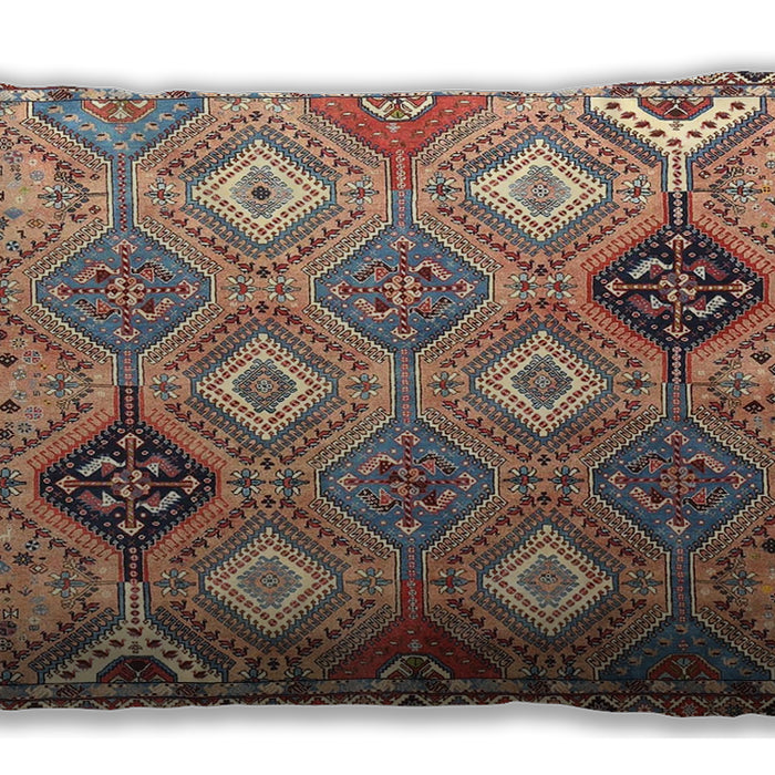 Traditional Classic Rectangular Chestnut Brown Lumbar Throw Pillow, 13 inch by 19 inch, lbtr4636