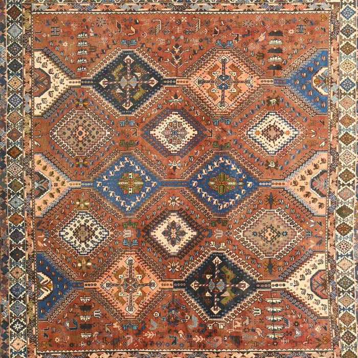 Machine Washable Traditional Dark Sienna Brown Rug, wshtr4638