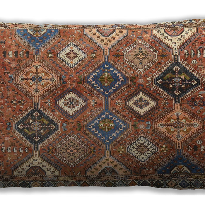 Traditional Classic Rectangular Dark Sienna Brown Lumbar Throw Pillow, 13 inch by 19 inch, lbtr4638