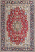 Machine Washable Traditional Tan Brown Rug, wshtr4641