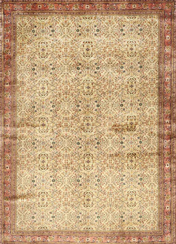 Machine Washable Traditional Chocolate Brown Rug, wshtr4642
