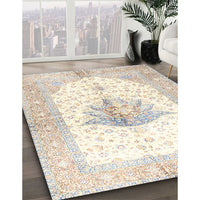 Traditional Tan Brown Persian Rug, tr4644