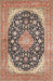 Machine Washable Traditional Brown Rug, wshtr4645