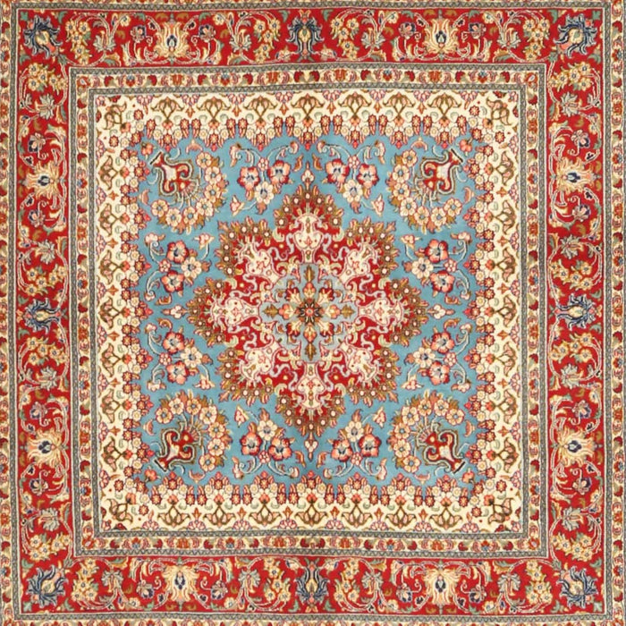 Machine Washable Traditional Red Rug, wshtr4649