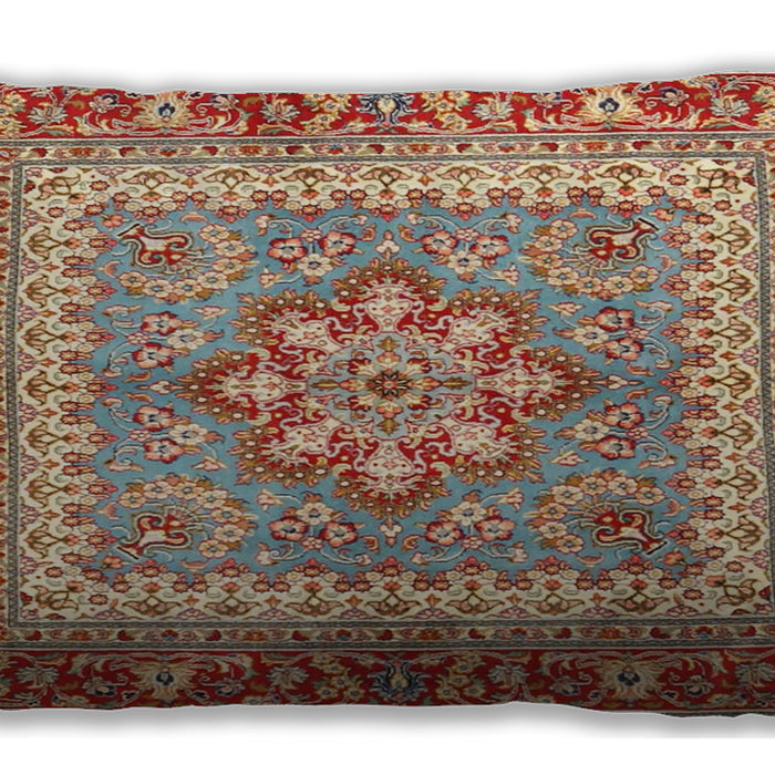 Traditional Classic Rectangular Red Lumbar Throw Pillow, 13 inch by 19 inch, lbtr4649