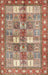 Machine Washable Traditional Chestnut Red Rug, wshtr4653