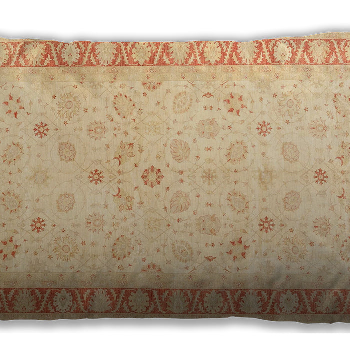 Traditional Classic Rectangular Brown Gold Lumbar Throw Pillow, 13 inch by 19 inch, lbtr4655