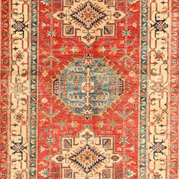 Traditional Red Geometric Rug, tr4656