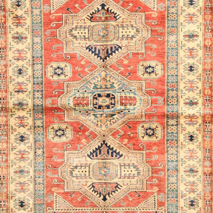 Traditional Orange Geometric Rug, tr4657