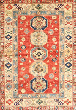 Machine Washable Traditional Red Rug, wshtr4658