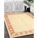 Traditional Sun Yellow Oriental Rug in Family Room, tr4659