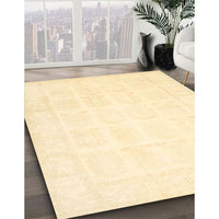 Traditional Khaki Gold Persian Rug, tr4660