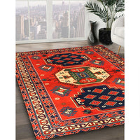 Traditional Sienna Brown Persian Rug, tr4661