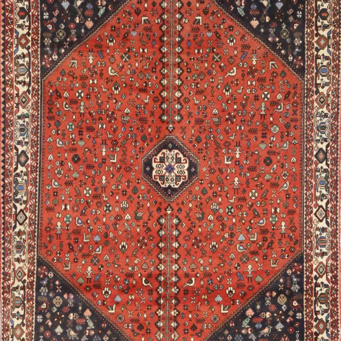 Machine Washable Traditional Orange Salmon Pink Rug, wshtr4664