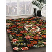 Traditional Brown Medallion Rug, tr466