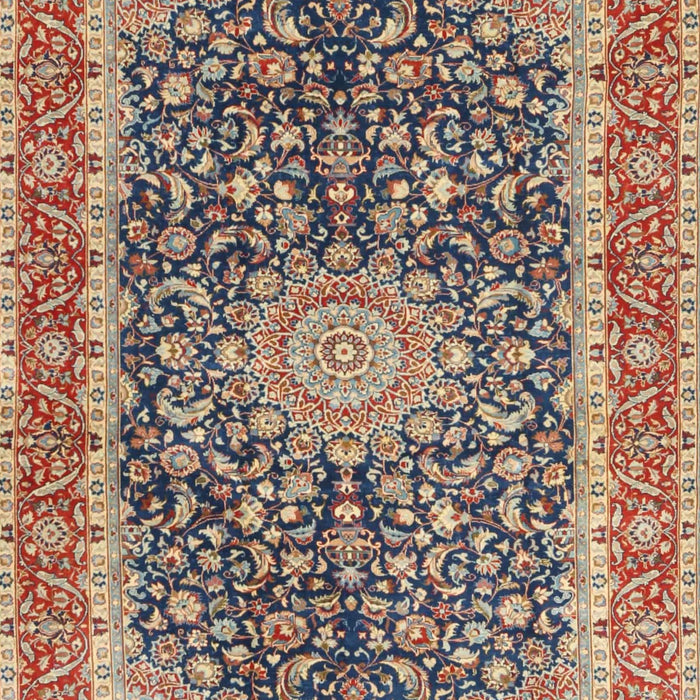 Traditional Chestnut Brown Medallion Rug, tr4671