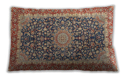 Traditional Classic Rectangular Chestnut Brown Lumbar Throw Pillow, 13 inch by 19 inch, lbtr4671