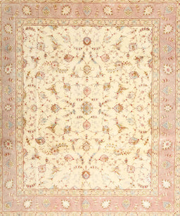 Machine Washable Traditional Khaki Gold Rug, wshtr4674