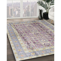 Traditional Pale Silver Gray Persian Rug, tr4678