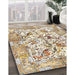 Machine Washable Traditional Gold Rug in a Family Room, wshtr4679