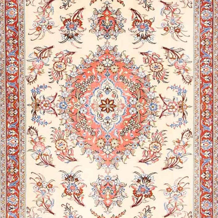 Traditional Beige Medallion Rug, tr4680