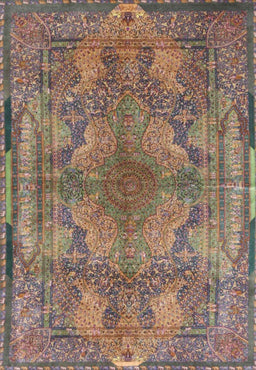 Machine Washable Traditional Chestnut Brown Rug, wshtr4685