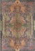 Traditional Chestnut Brown Medallion Rug, tr4685