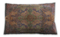 Traditional Classic Rectangular Chestnut Brown Lumbar Throw Pillow, 13 inch by 19 inch, lbtr4685