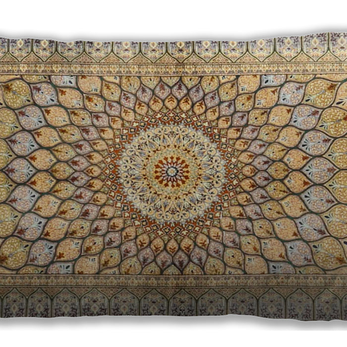 Traditional Classic Rectangular Copper Brown Lumbar Throw Pillow, 13 inch by 19 inch, lbtr4688