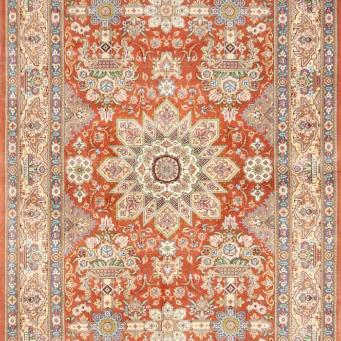 Machine Washable Traditional Brown Rug, wshtr4690