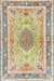 Traditional Dark Almond Brown Medallion Rug, tr4694