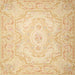 Square Traditional Brown Gold Persian Rug, tr4696