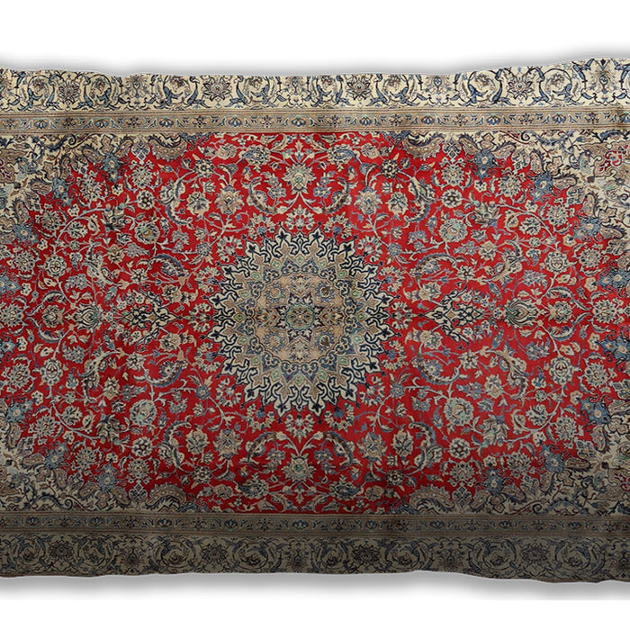 Traditional Classic Rectangular Tan Brown Lumbar Throw Pillow, 13 inch by 19 inch, lbtr4698