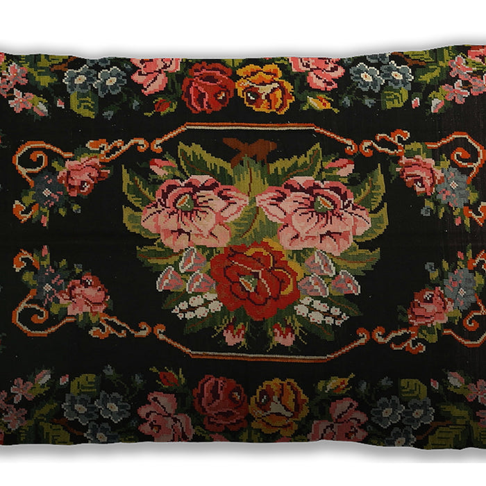 Traditional Classic Rectangular Red Lumbar Throw Pillow, 13 inch by 19 inch, lbtr469
