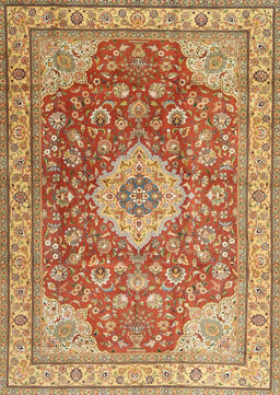 Machine Washable Traditional Mahogany Brown Rug, wshtr4702