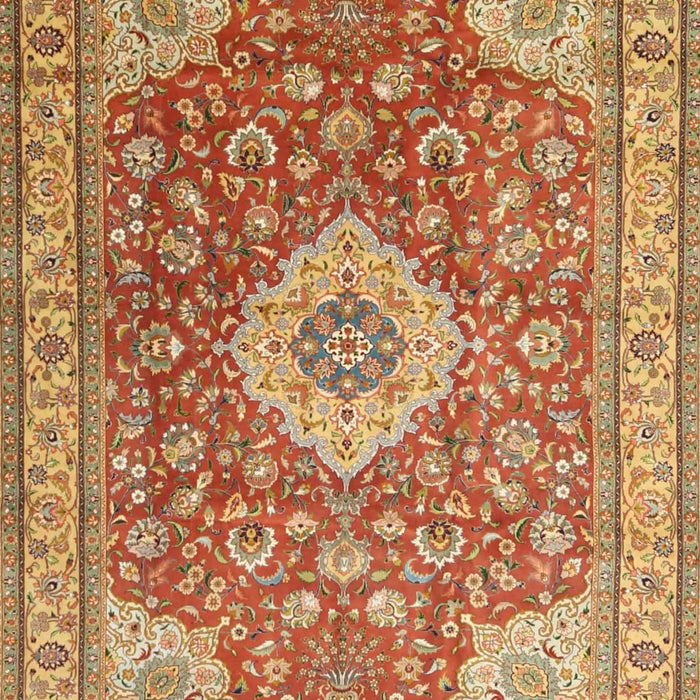Traditional Mahogany Brown Persian Rug, tr4702