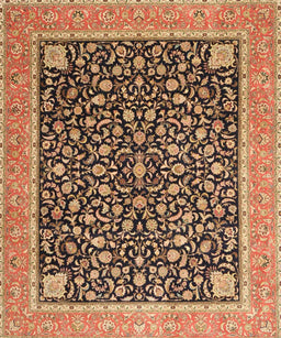 Machine Washable Traditional Sand Brown Rug, wshtr4704