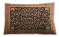 Traditional Classic Rectangular Brown Sand Brown Lumbar Throw Pillow, 13 inch by 19 inch, lbtr4704