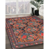 Traditional Dark Almond Brown Persian Rug, tr4707