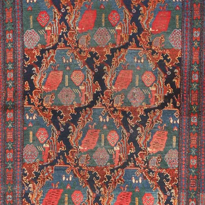 Traditional Dark Almond Brown Persian Rug, tr4707