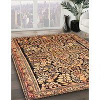 Traditional Sand Brown Persian Rug, tr4709