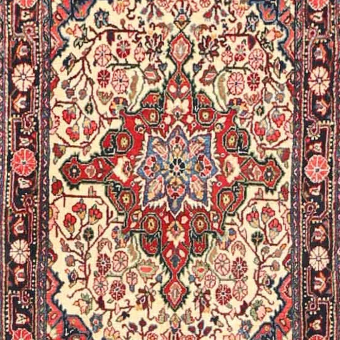 Machine Washable Traditional Brown Red Rug, wshtr4711