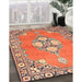 Traditional Sand Brown Persian Rug in Family Room, tr4715