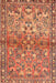 Traditional Mahogany Brown Persian Rug, tr4717